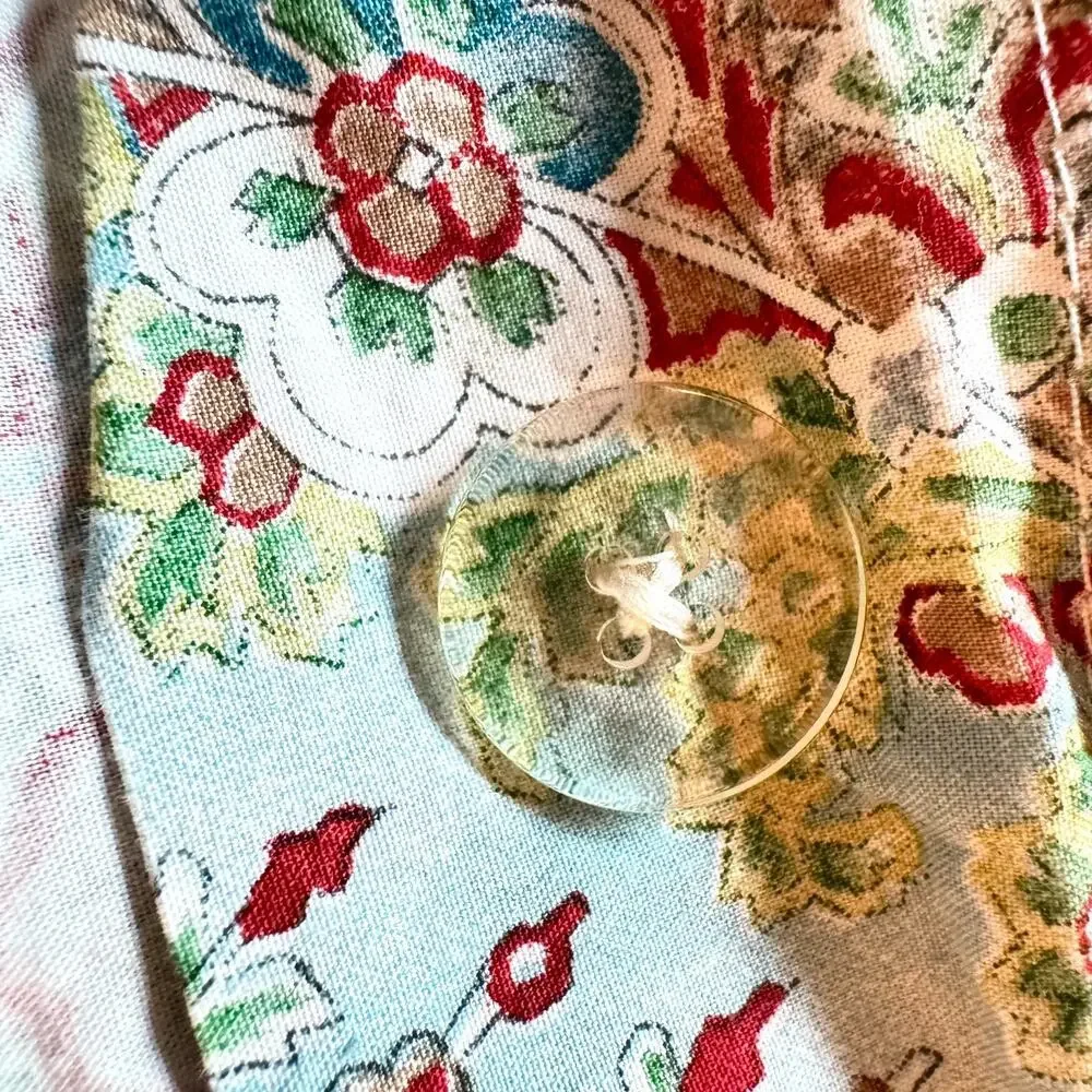 Pottery Barn Full Queen Duvet Cover Ivory Red Teal Medallion Paisley Floral Boho